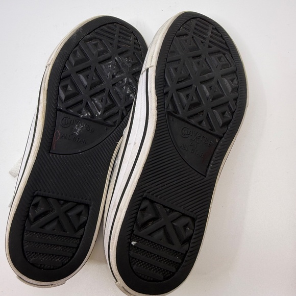 Converse Winter Glitter Kids Size 2 shimmering low cut Sneakers - Picture 7 of 7